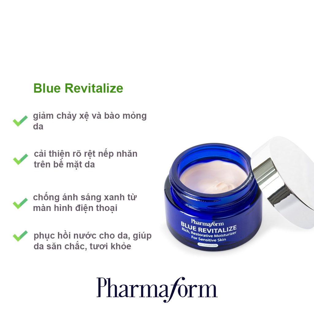 Blue Revitalize Pharmaform Kem Dưỡng Cải Thiện Lão…